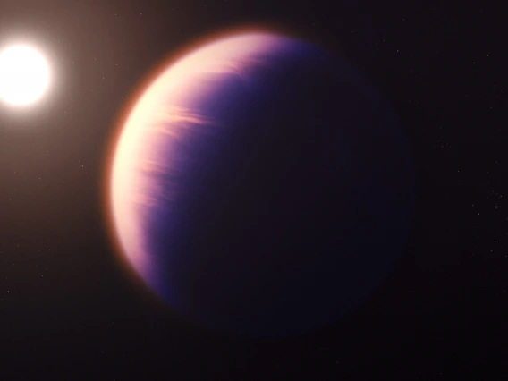 Artist&#039;s illustration of what exoplanet WASP-39 b might look like